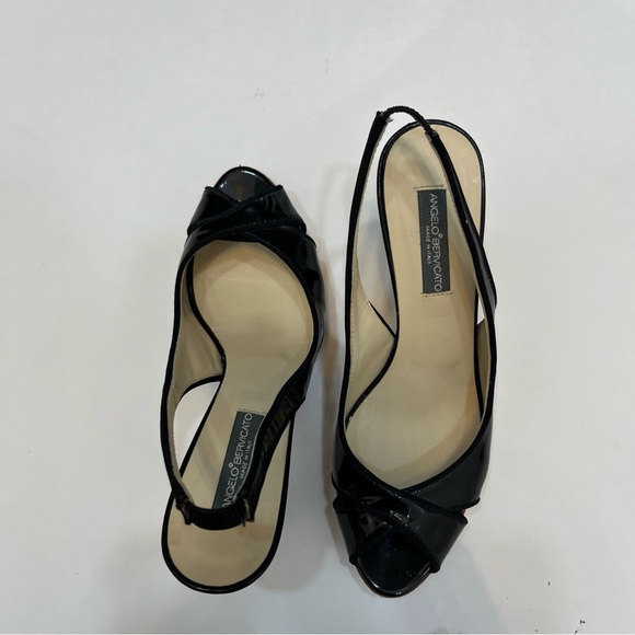 ANGELO BERVICATO Women Dress Shoes/Loafers Black 9.5 - Picture 2 of 14